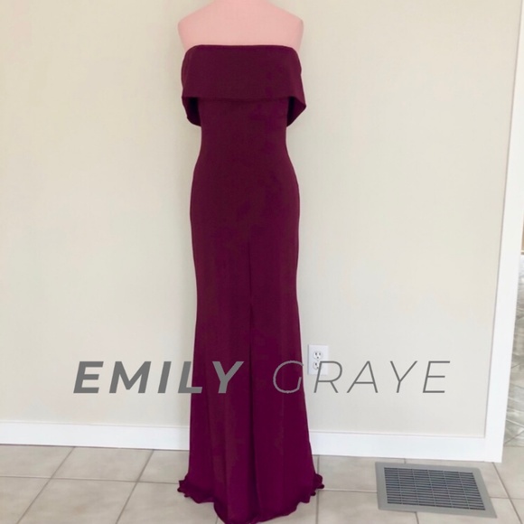 BHLDN Ember Dress in Wine Size 2 EUC - Picture 3 of 7